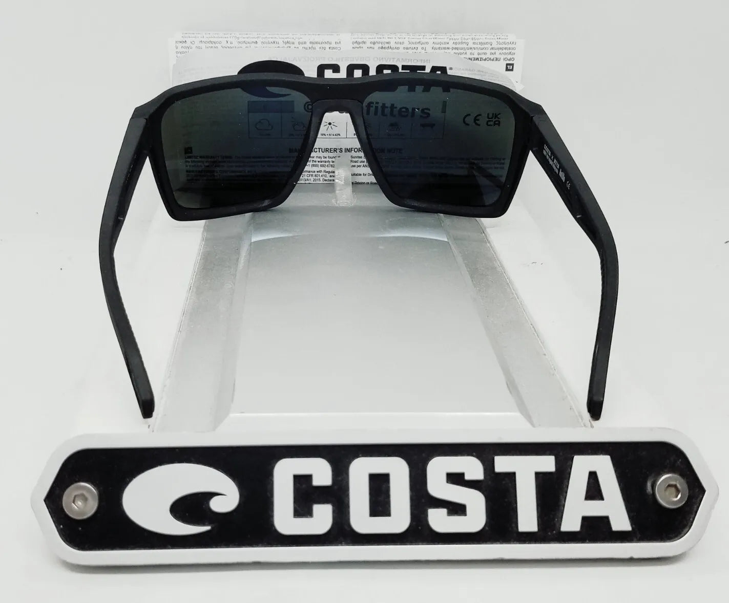 Costa Del Mar ANTILLE sunglasses - Untangled Collection - Net Black/Blue Mirror 580G