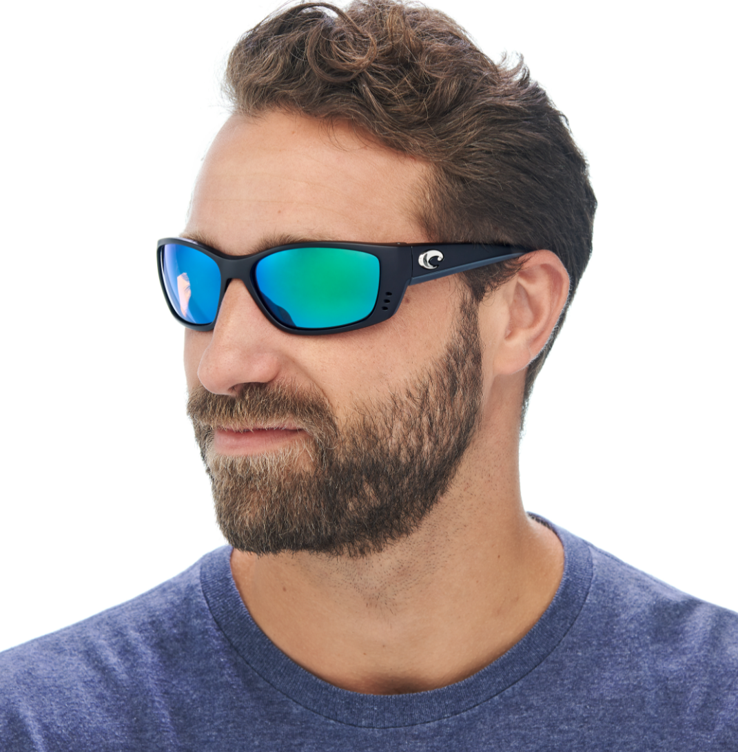 Costa Del Mar FISCH sunglasses - Blackout/Blue Mirror 580G