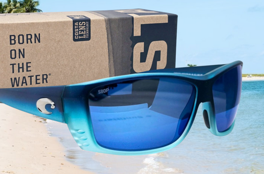 Costa Del Mar CAT CAY sunglasses - Caribbean Fade/Blue Mirror 580P