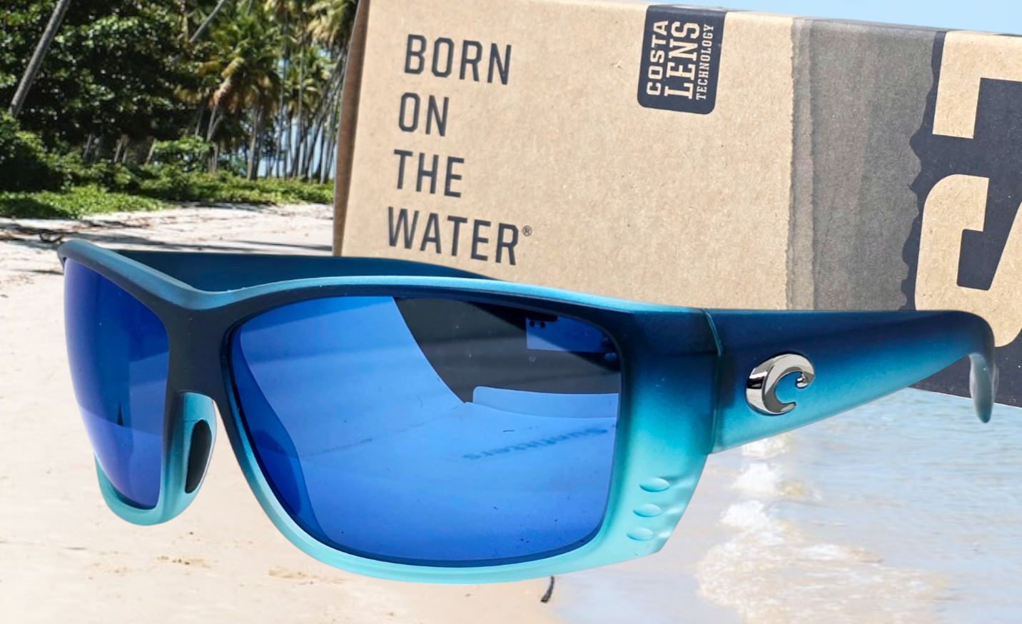 Costa Del Mar CAT CAY sunglasses - Caribbean Fade/Blue Mirror 580P