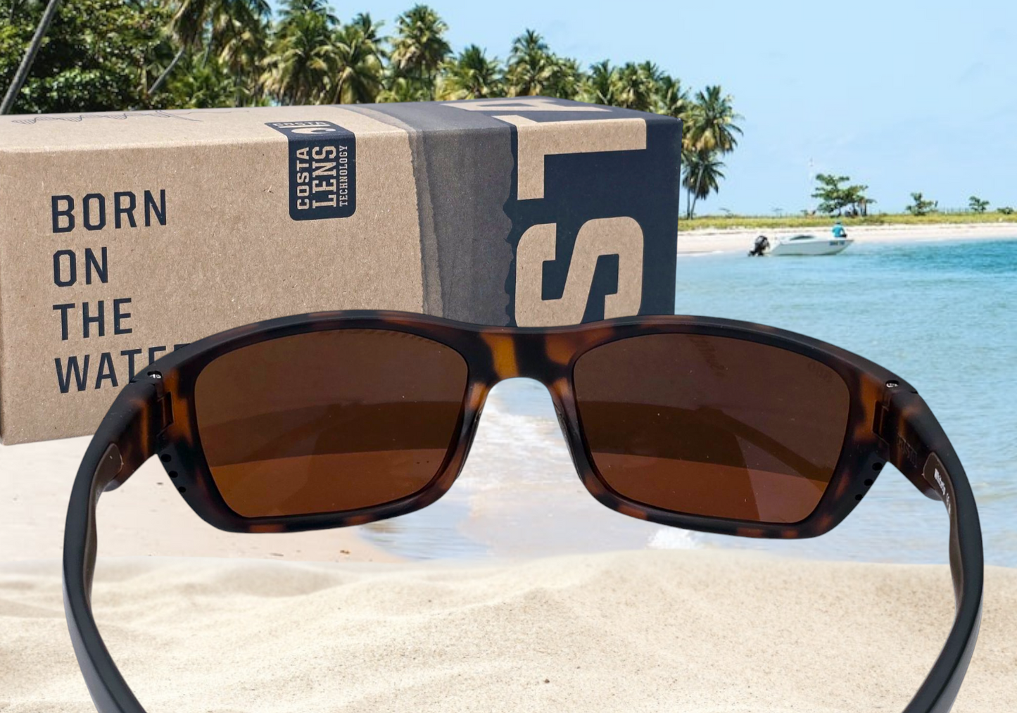 Costa Del Mar WHITETIP sunglasses - Retro Tortoise/Green Mirror 580G