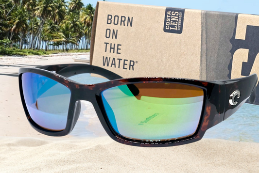 Costa Del Mar CORBINA sunglasses - Tortoise/Green Mirror 580G (glass)