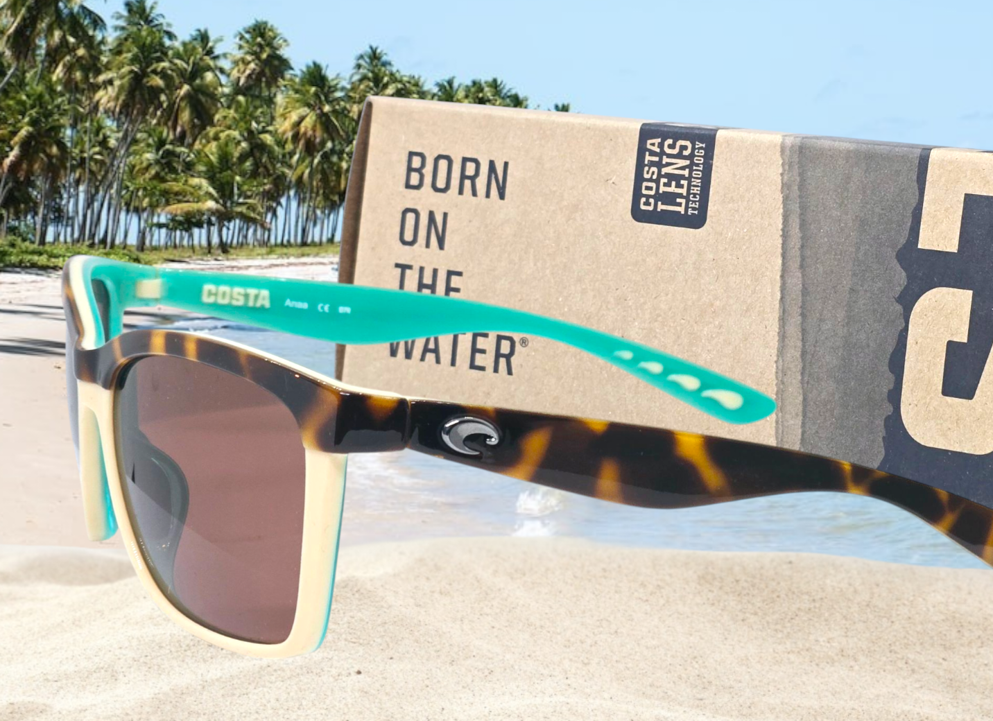 Costa Del Mar ANAA sunglasses - Retro Tortoise/Copper 580P
