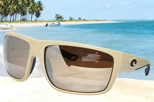 Costa Del Mar FLY LINE sunglasses - Matte Sand/Copper Silver Mirror 580G