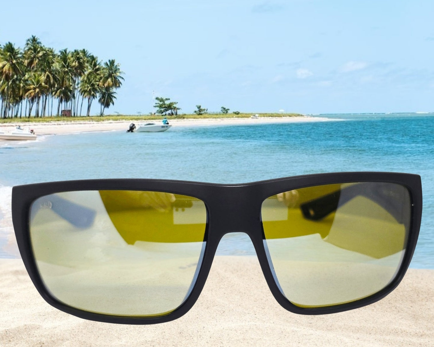 Costa Del Mar FLY LINE sunglasses - Matte Black/Sunrise Silver Mirror 580G