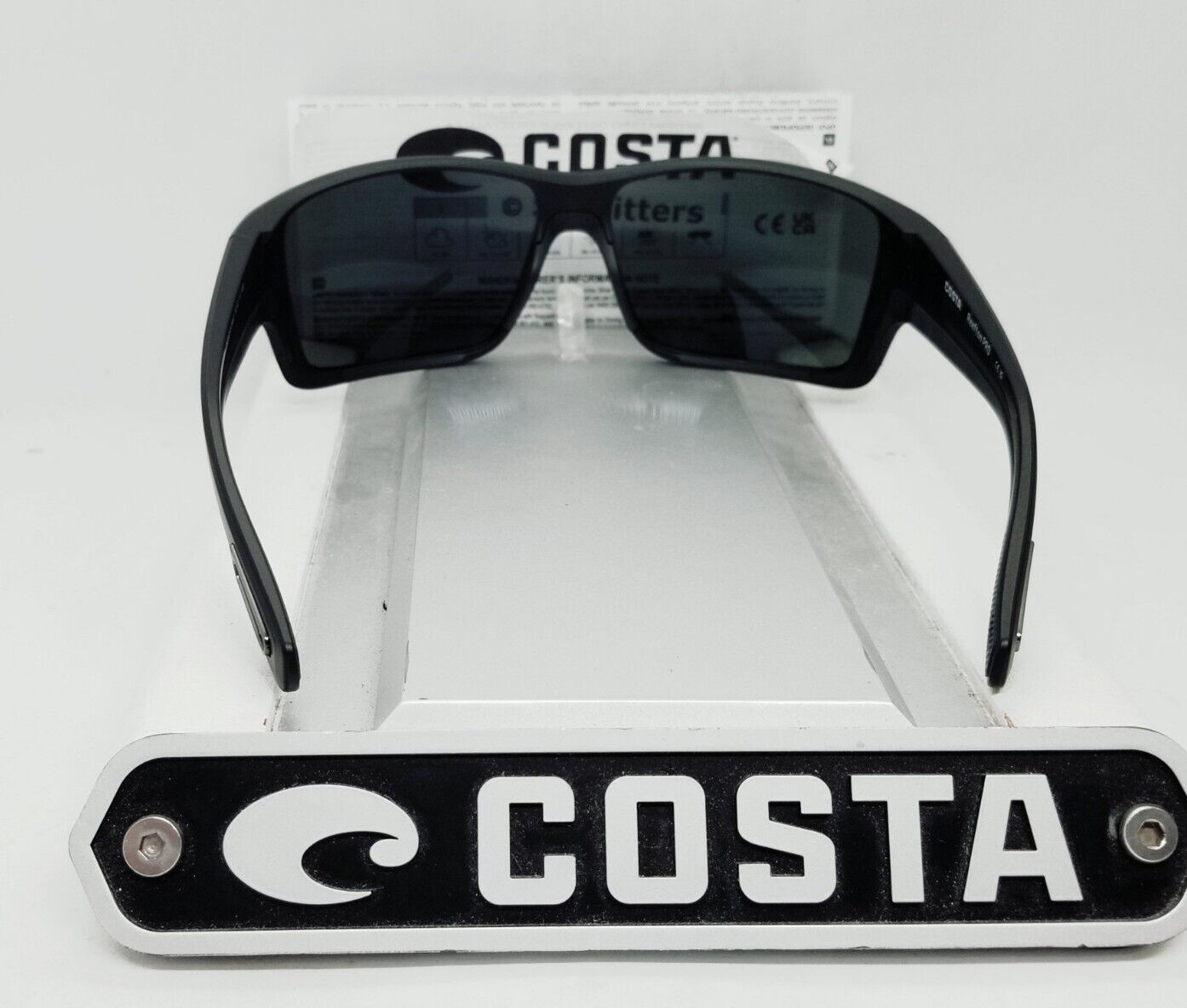 Costa Del Mar REEFTON PRO sunglasses - Matte Black/Silver Mirror 580G