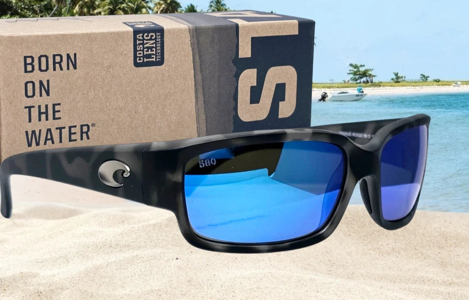 Costa Del Mar CABALLITO sunglasses Tiger Shark/Blue Mirror 580G - Main Image