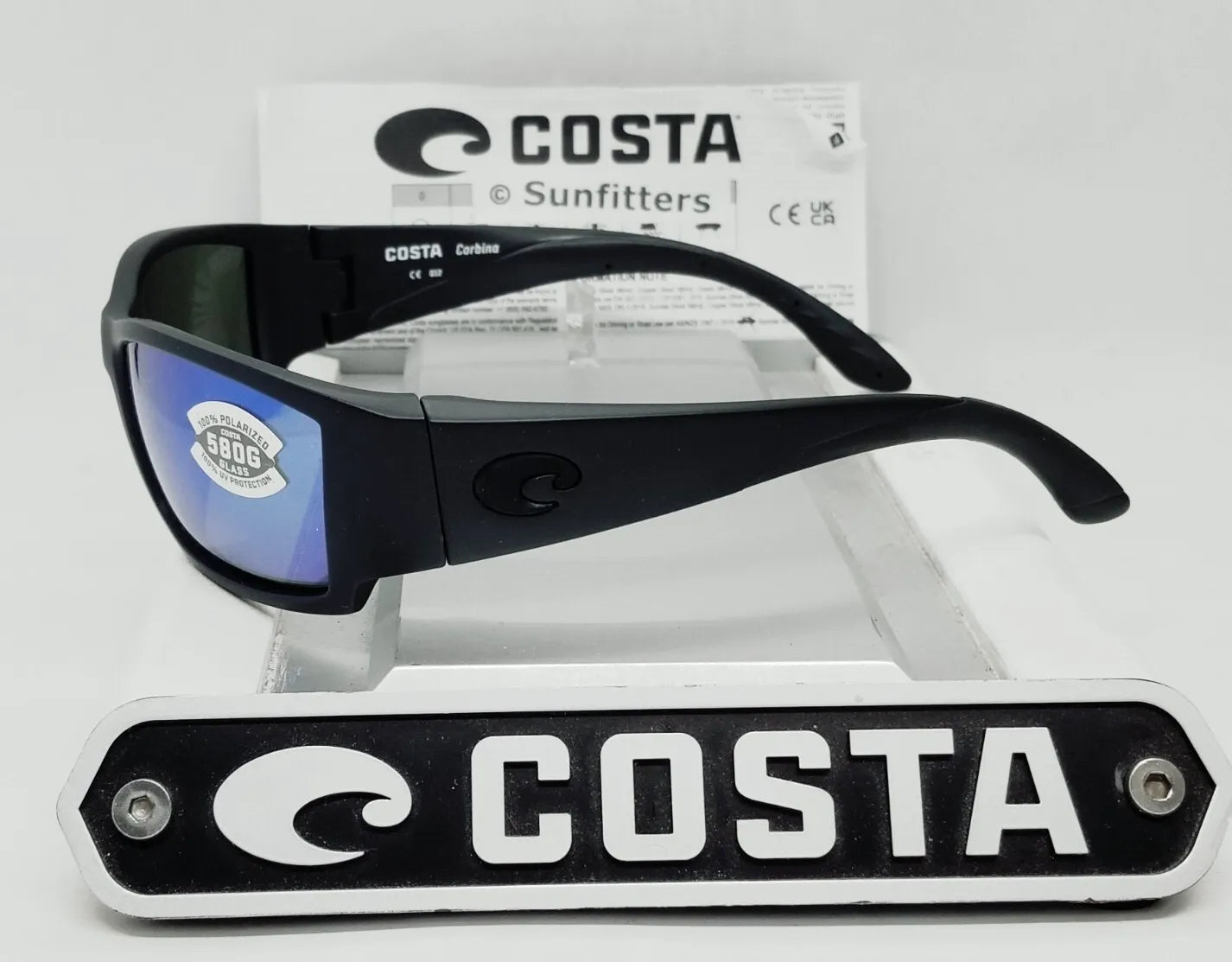 Costa Del Mar CORBINA sunglasses - Blackout/Blue Mirror 580G