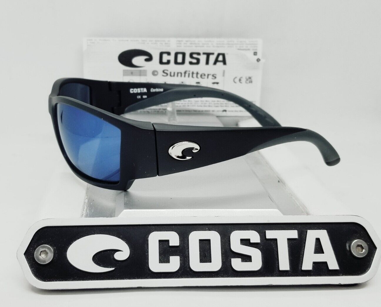 Costa Del Mar CORBINA sunglasses - Matte Black/Blue Mirror 580P