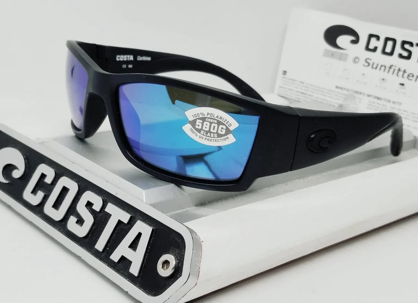 Costa Del Mar CORBINA sunglasses - Blackout/Blue Mirror 580G