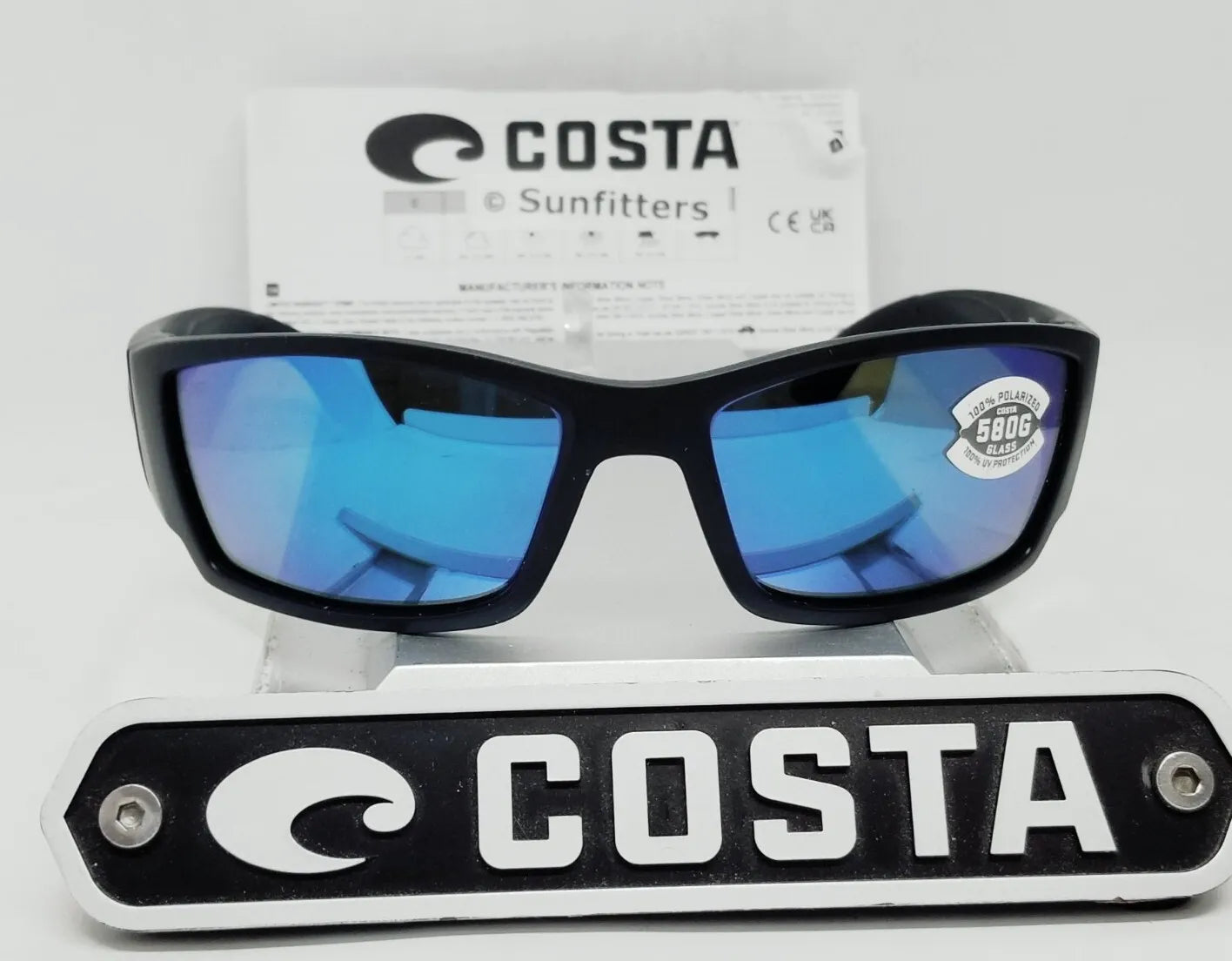 Costa Del Mar CORBINA sunglasses - Blackout/Blue Mirror 580G
