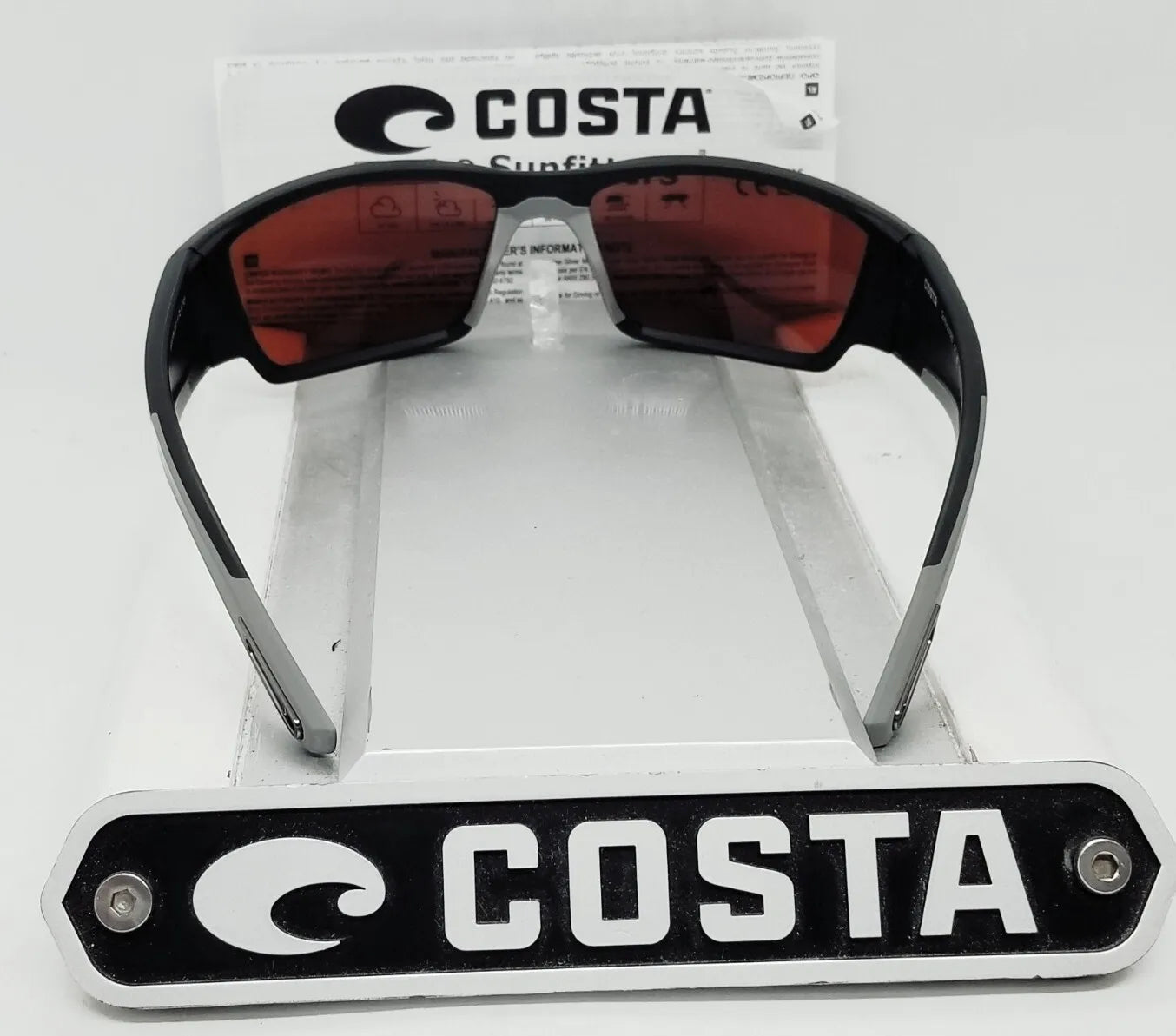 Costa Del Mar CORBINA PRO sunglasses - Matte Black/Green Mirror 580G