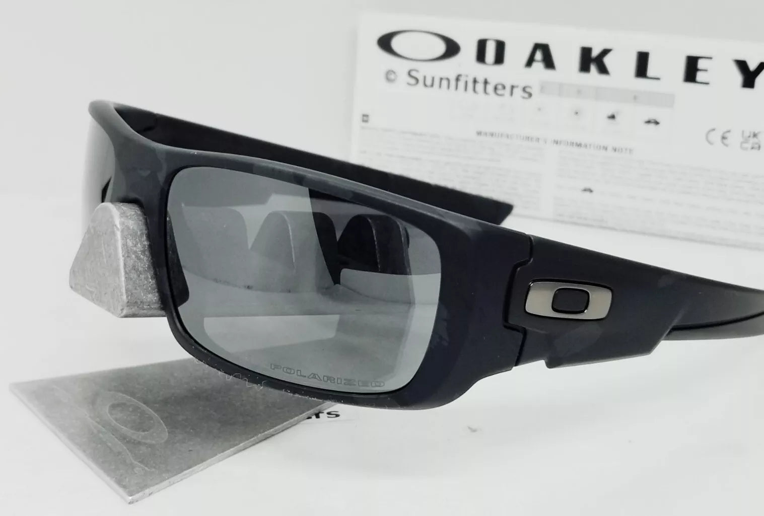 Oakley CRANKSHAFT sunglasses Matte Shadow Camo Black Iridium POLARIZ sunfitters