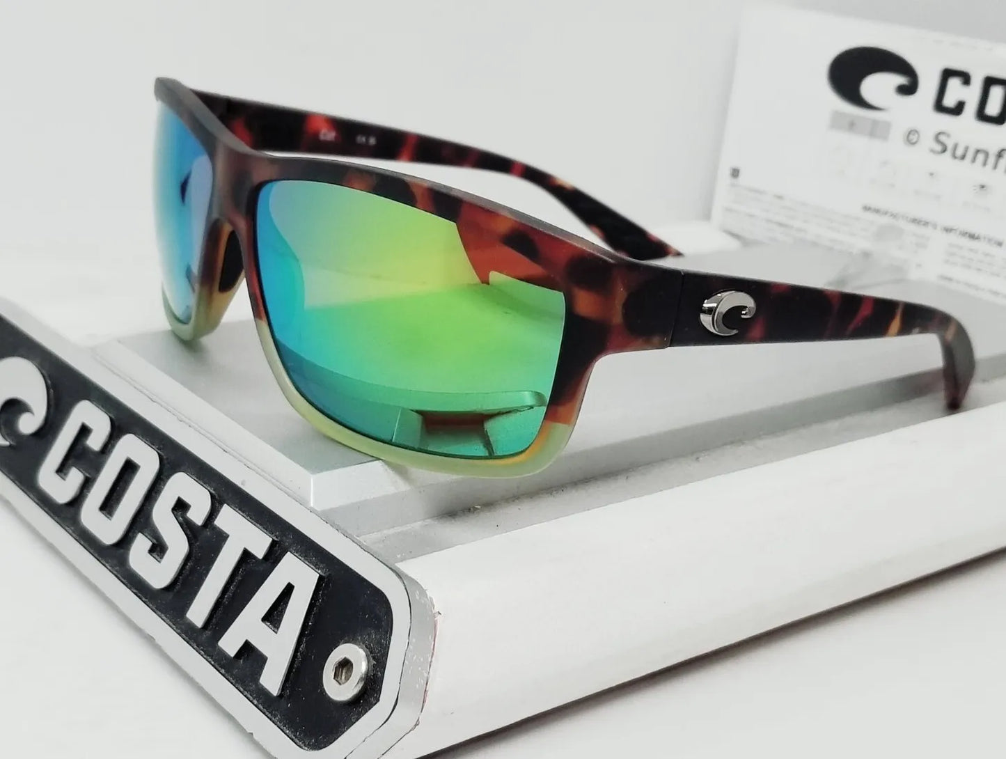 Costa Del Mar CUT sunglasses - Tortuga Fade/Green Mirror 580P
