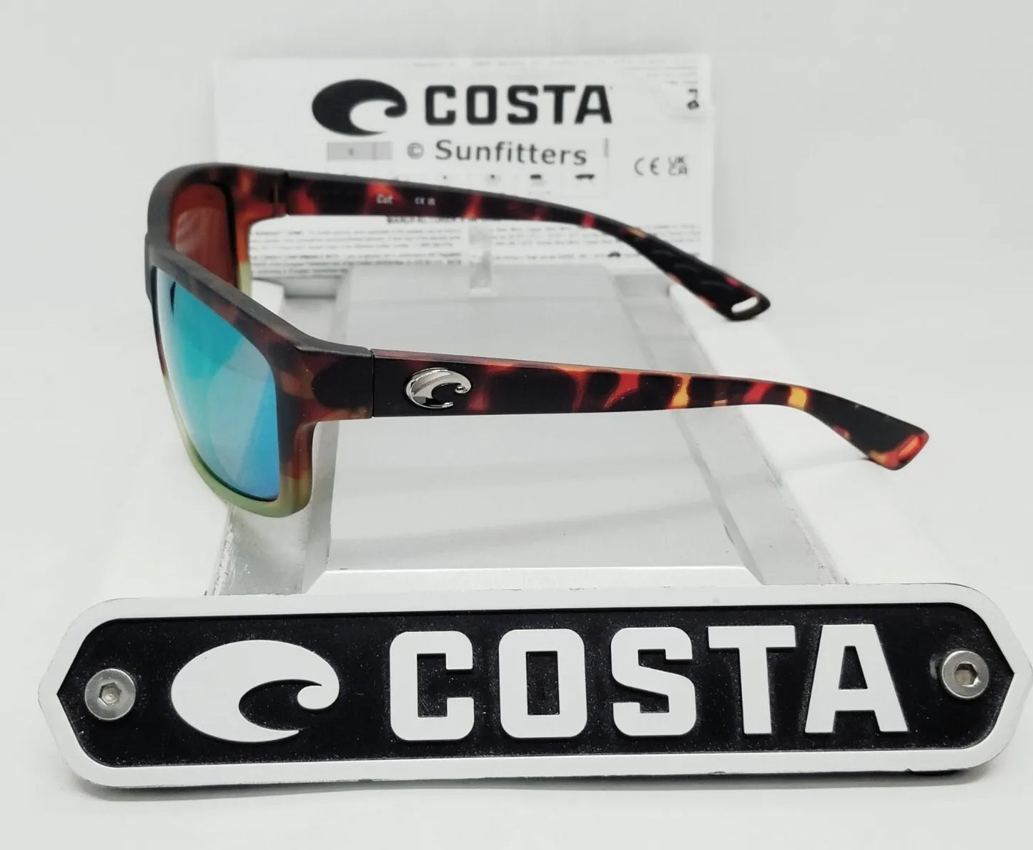 Costa Del Mar CUT sunglasses - Tortuga Fade/Green Mirror 580P