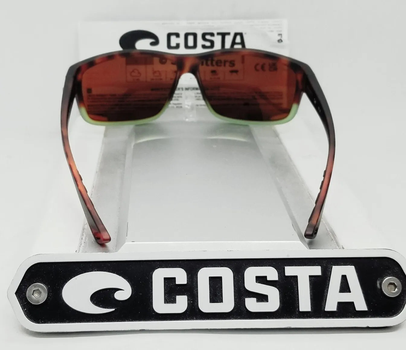 Costa Del Mar CUT sunglasses - Tortuga Fade/Green Mirror 580P