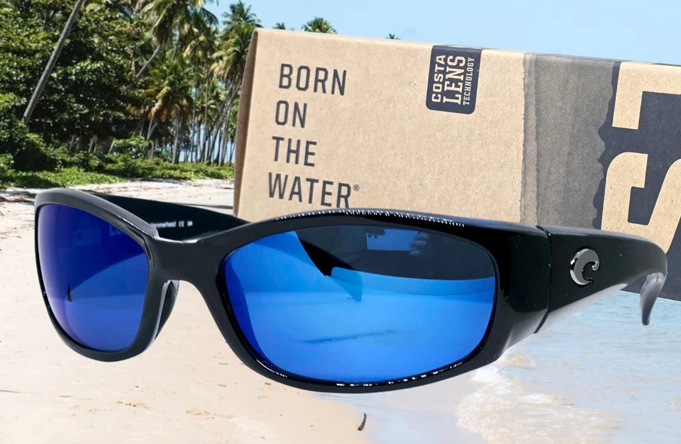 Costa Del Mar HAMMERHEAD sunglasses - Shiny Black/Blue Mirror 580P