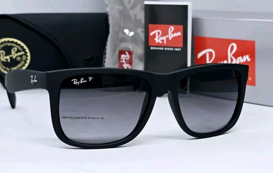 RAY BAN - RB4165 JUSTIN sunglasses - Black/Grey Gradient Polarized