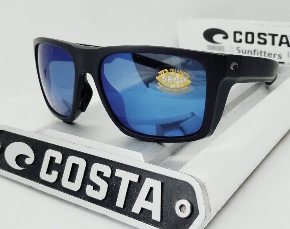 Costa Del Mar LIDO sunglasses - Matte Black/Blue Mirror 580P