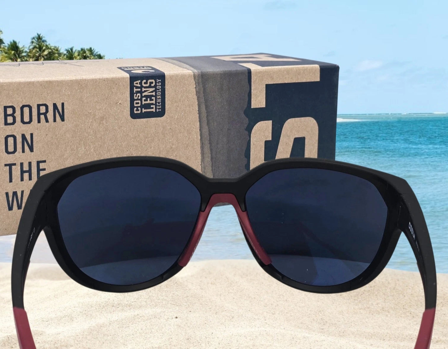 Costa Del Mar MAYFLY sunglasses - Matte Black/Blue Mirror 580P