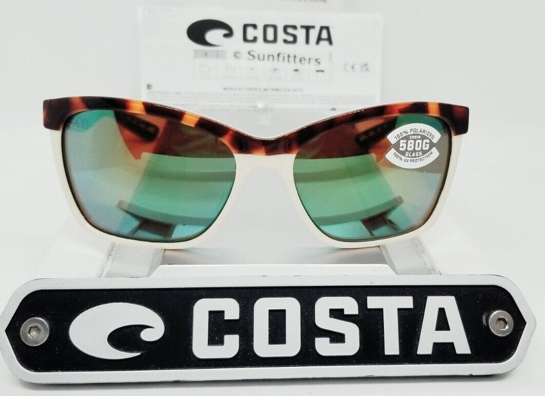 Costa Del Mar ANAA sunglasses - Retro Tortoise/Green Mirror 580G (GLASS)
