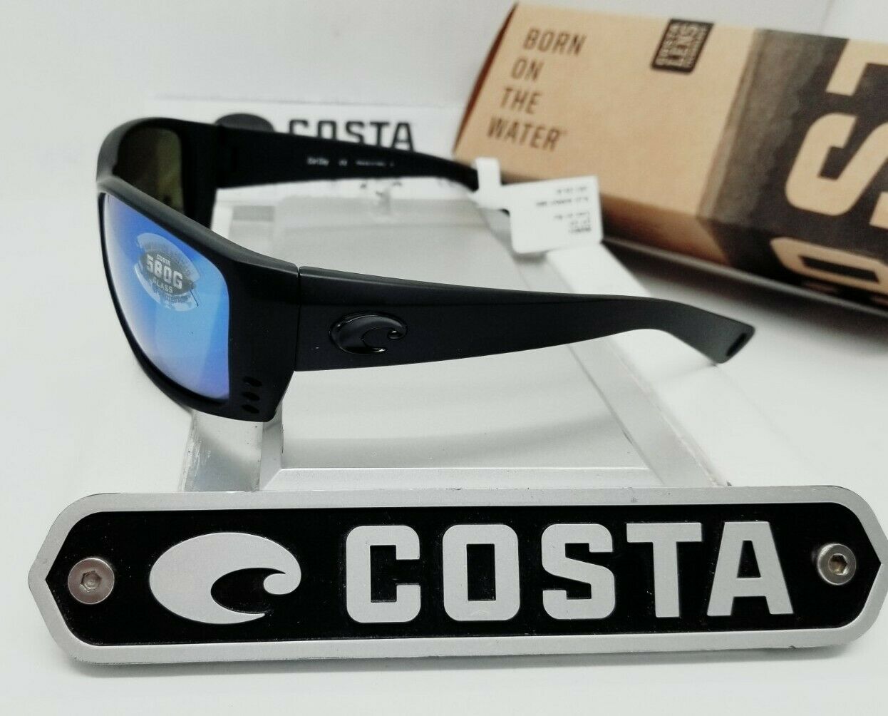 Costa Del Mar CAT CAY sunglasses - Blackout/Blue Mirror 580G