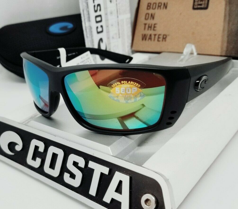 Costa Del Mar CAT CAY sunglasses - Blackout/Green Mirror 580P