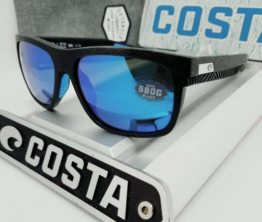 Costa Del Mar BAFFIN sunglasses - Untangled Collection - Net Gray/Blue Mirror 580G (Glass)