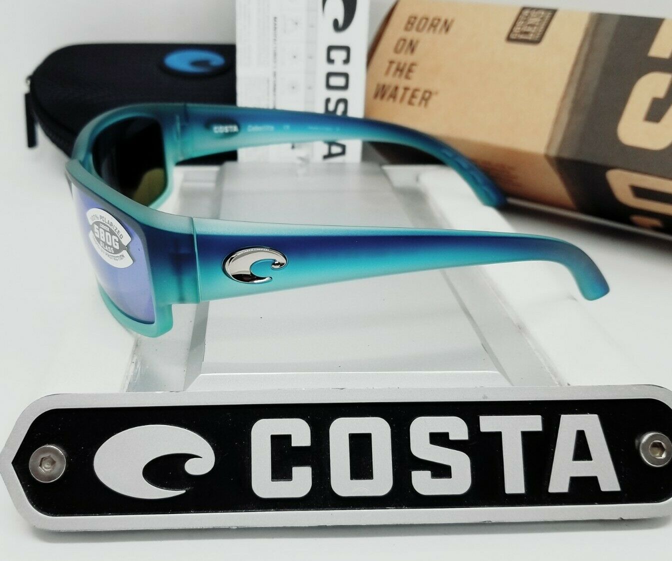Costa Del Mar CABALLITO sunglasses - Caribbean Fade/Blue Mirror 580G (GLASS)