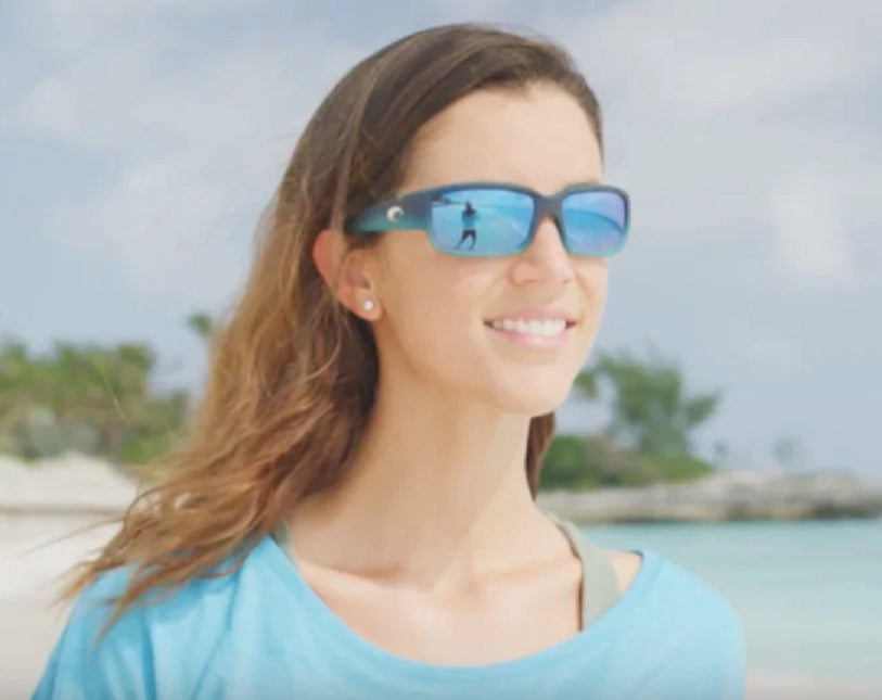 Costa Del Mar CABALLITO sunglasses - Caribbean Fade/Blue Mirror 580G (GLASS)