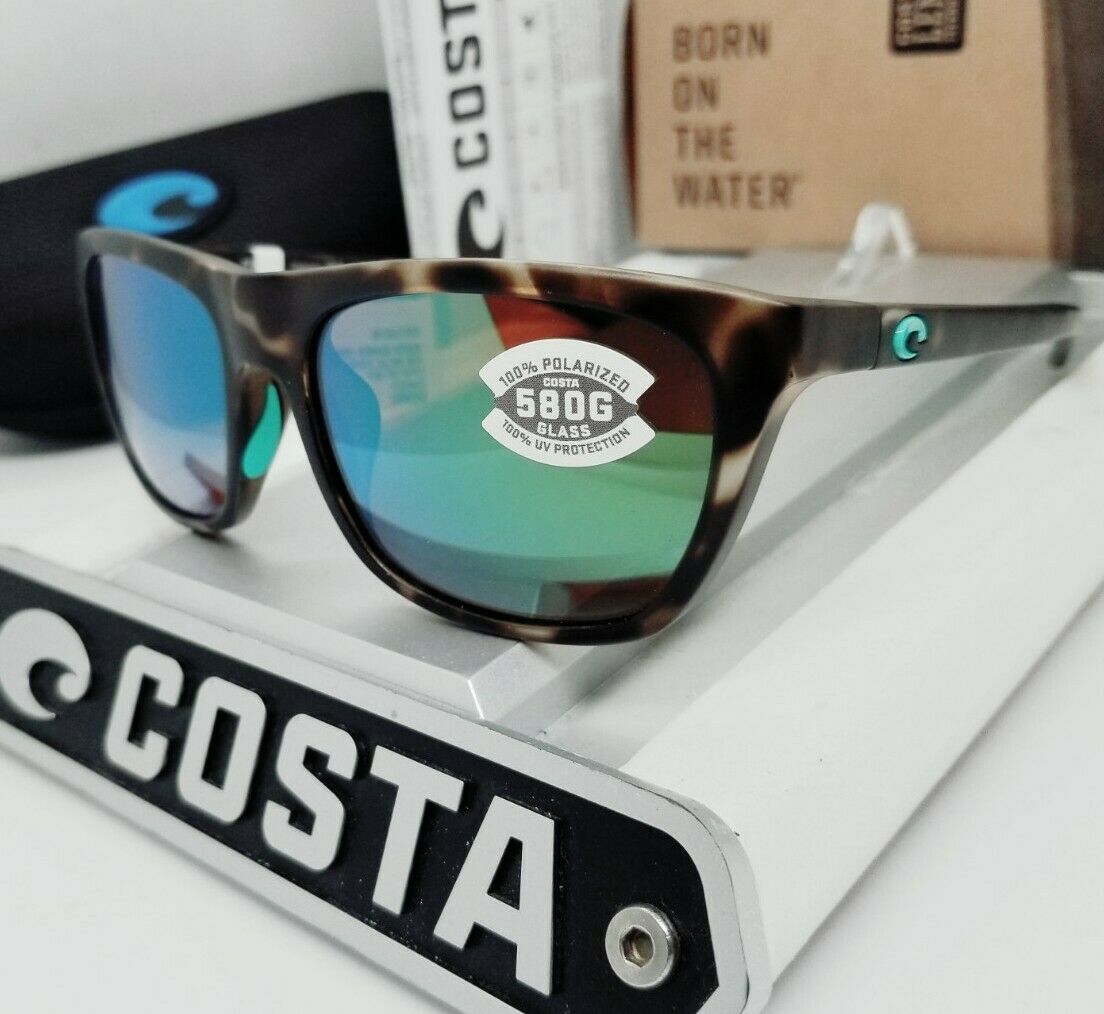 Costa Del Mar CHEECA sunglasses - Shadow Tortoise/Green Mirror 580G
