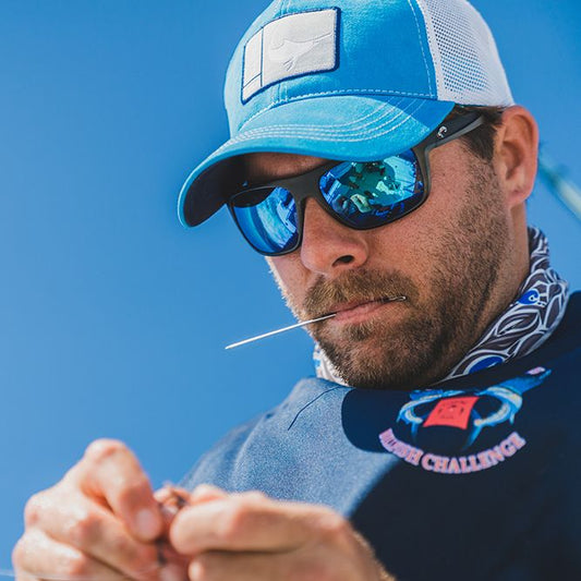 Costa Del Mar BROADBILL sunglasses - Matte Black/Blue Mirror 580G