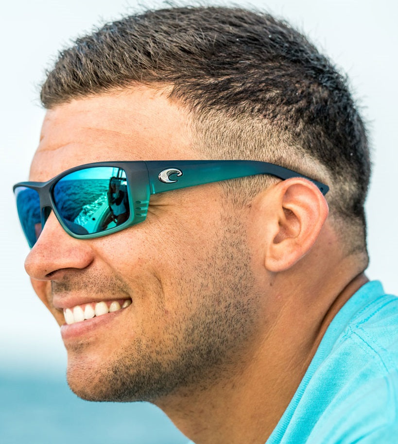 Costa Del Mar CABALLITO sunglasses - Caribbean Fade/Blue Mirror 580G (GLASS)