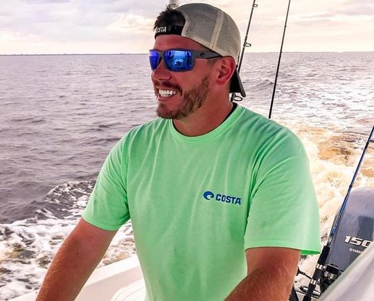 Costa Del Mar REEFTON sunglasses - Race Black/Silver Mirror 580G