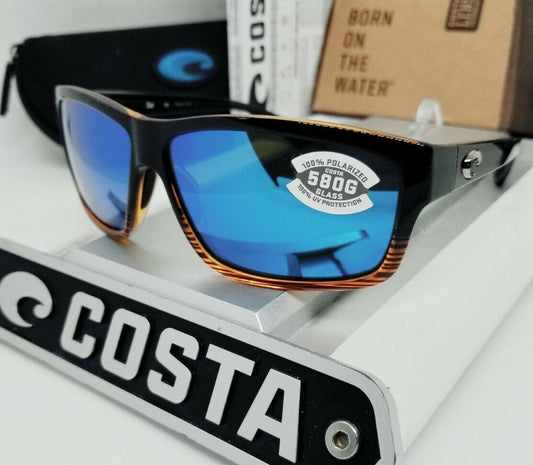 Costa Del Mar CUT sunglasses - Coconut Fade/Blue Mirror 580G (GLASS)