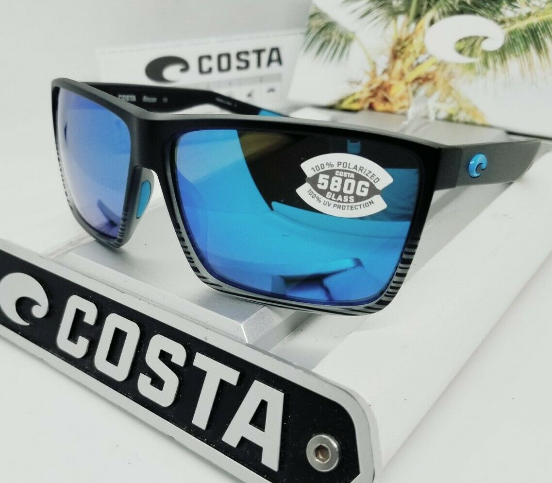 Costa Del Mar RINCON sunglasses - Smoke Crystal Fade/Blue Mirror 580G  (GLASS)