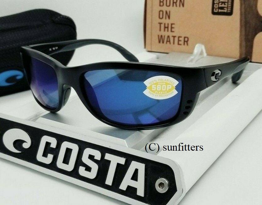 Costa Del Mar ZANE sunglasses - Matte Black/Blue Mirror 580P