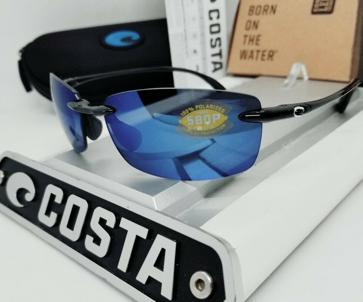 Costa Del Mar BALLAST sunglasses - Shiny Black/Blue Mirror 580P