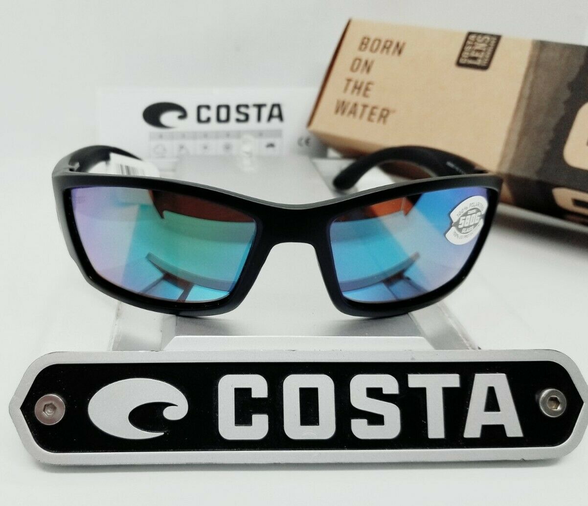Costa Del Mar CORBINA sunglasses - Blackout/Green Mirror 580G (glass)