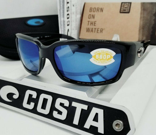Costa Del Mar CABALLITO sunglasses - Shiny Black/Blue Mirror 580P