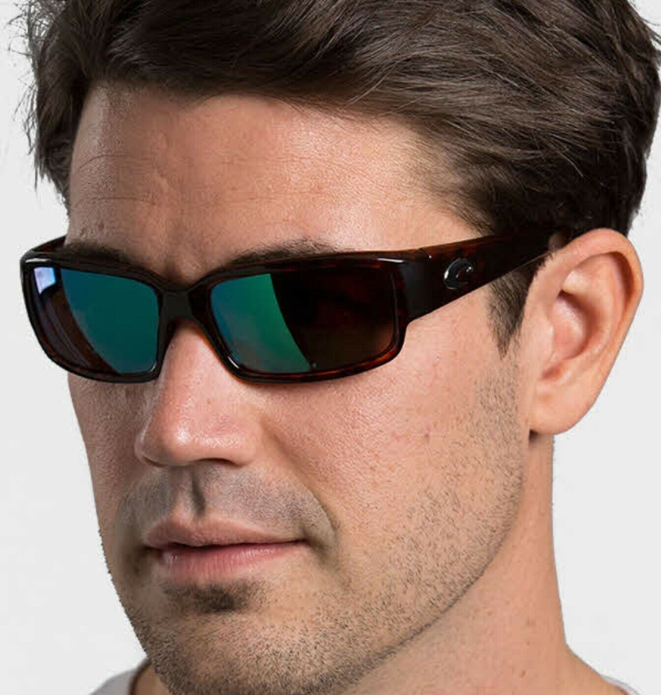 Costa Del Mar CABALLITO sunglasses - Shiny Black/Green Mirror 580P