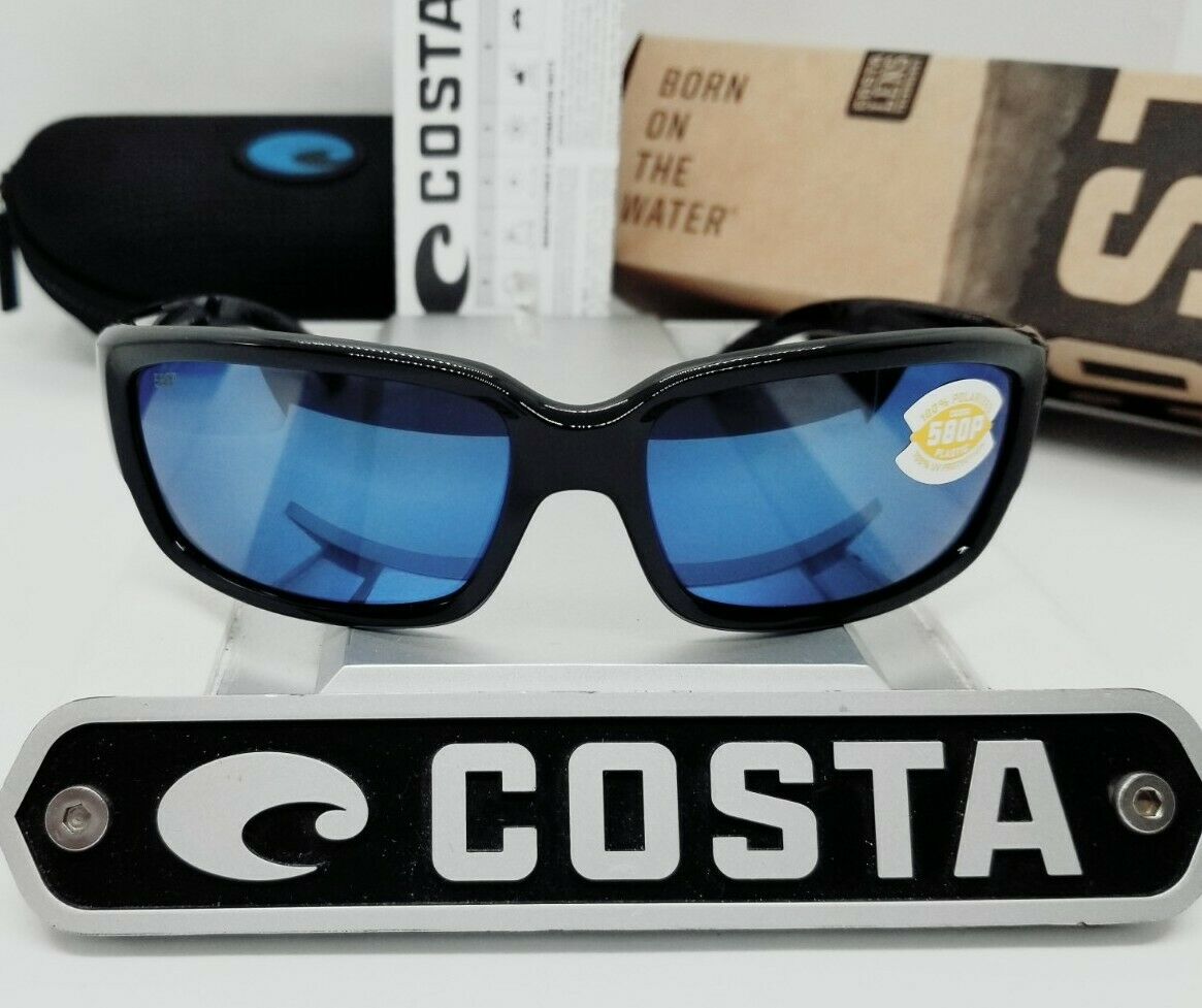 Costa Del Mar CABALLITO sunglasses - Shiny Black/Blue Mirror 580P