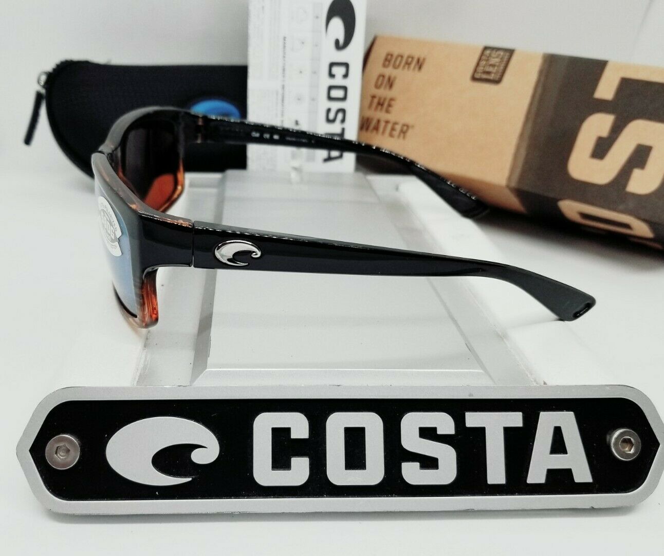 Costa Del Mar CUT sunglasses - Coconut Fade/Green Mirror 580G (GLASS)