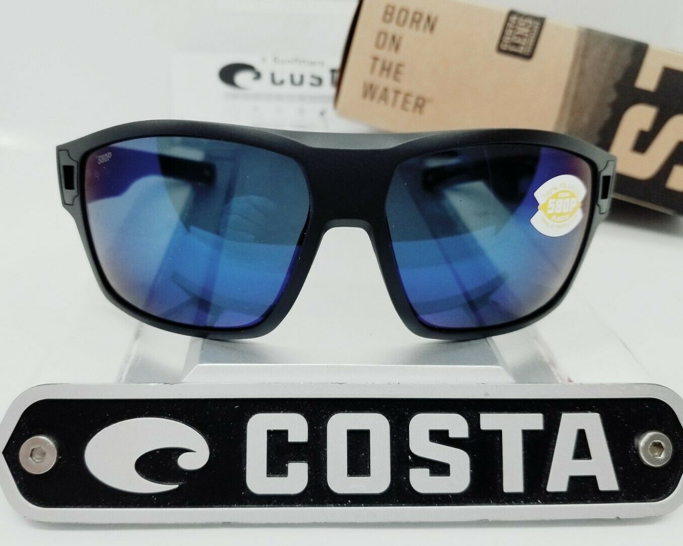 Costa Del Mar DIEGO sunglasses - Matte Black/Blue Mirror 580P