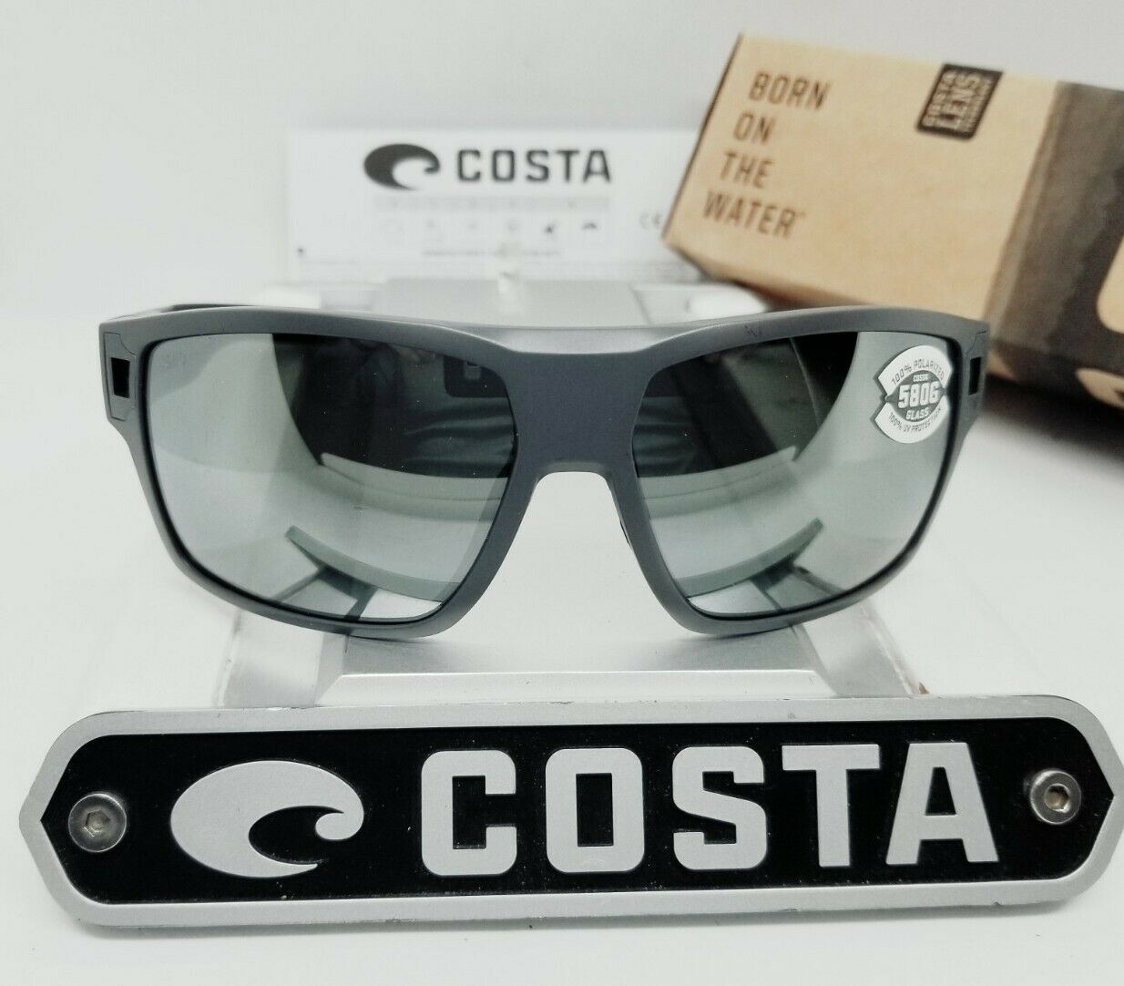 Costa Del Mar DIEGO sunglasses - Matte Gray/Silver Mirror 580G