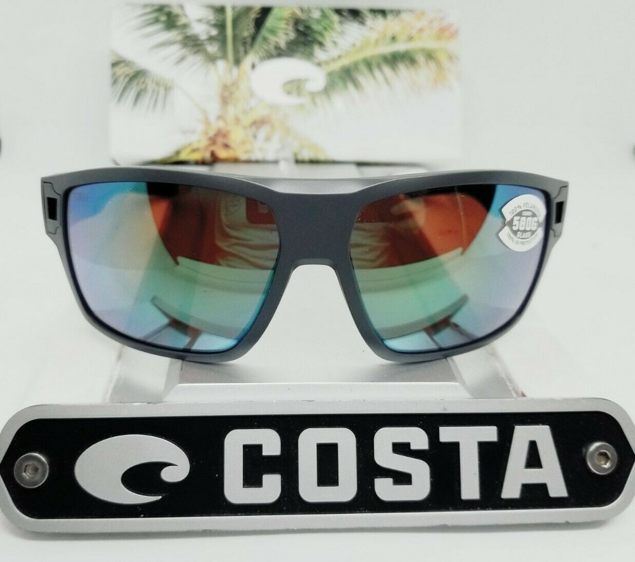 Costa Del Mar DIEGO sunglasses - Matte Gray/Green Mirror 580G