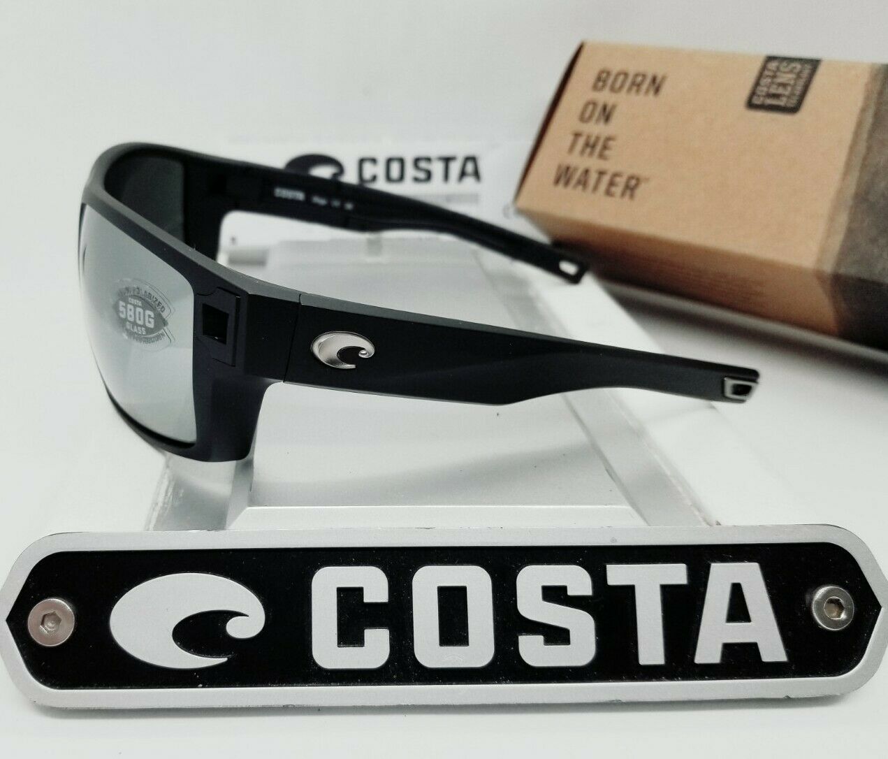 Costa Del Mar DIEGO sunglasses - Matte Black/Silver Mirror 580G