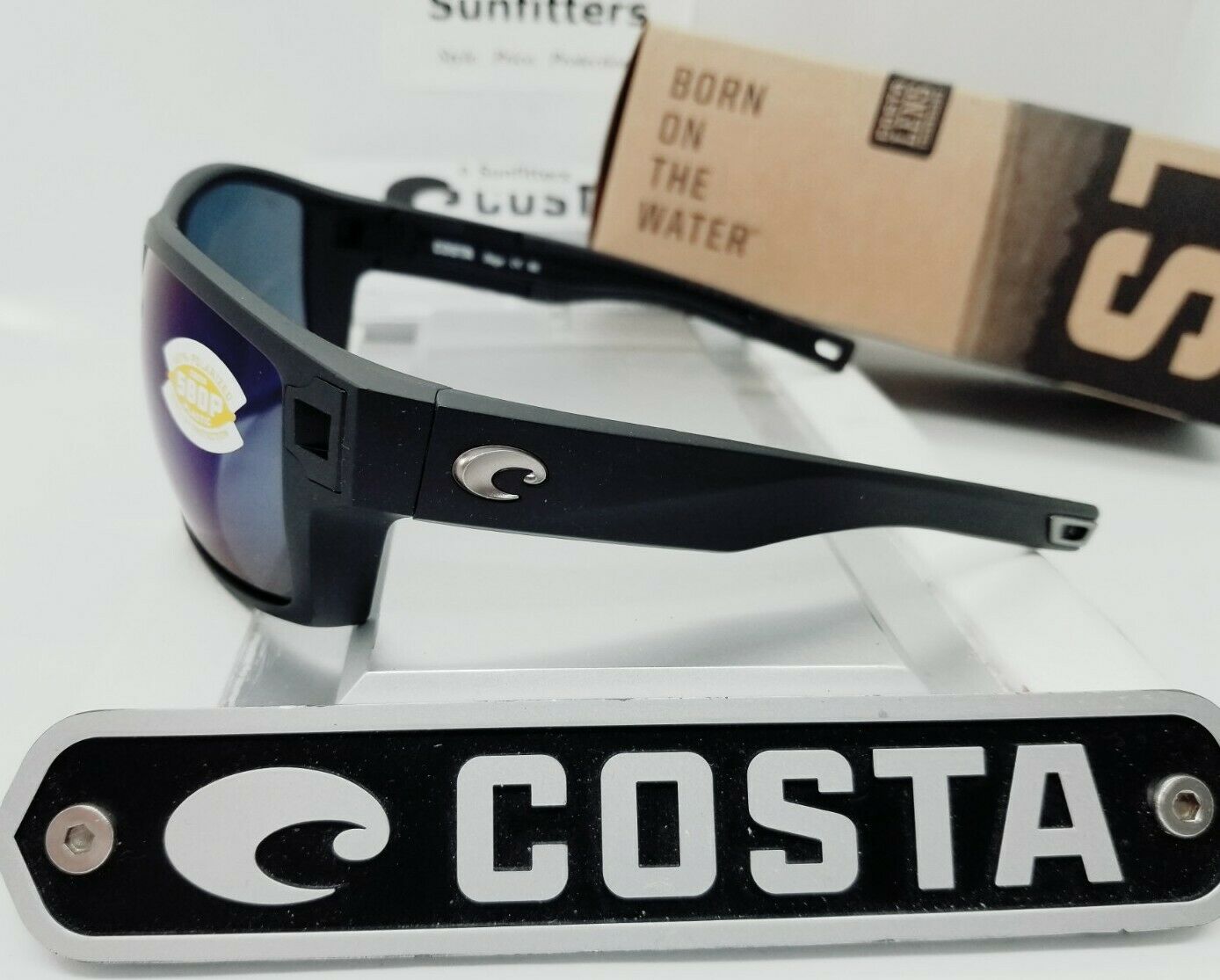 Costa Del Mar DIEGO sunglasses - Matte Black/Blue Mirror 580P