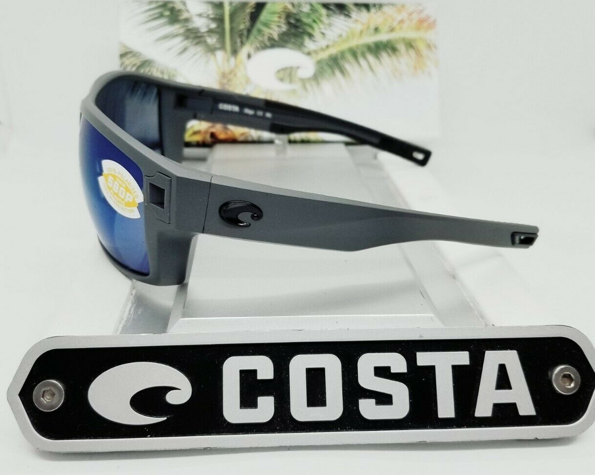 Costa Del Mar DIEGO sunglasses - Matte Gray/Blue Mirror 580P