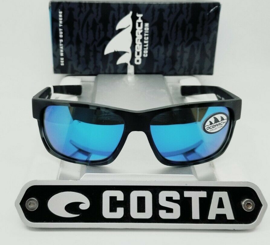 Costa Del Mar HALF MOON sunglasses - OCEARCH - Tiger Shark/Blue 580G
